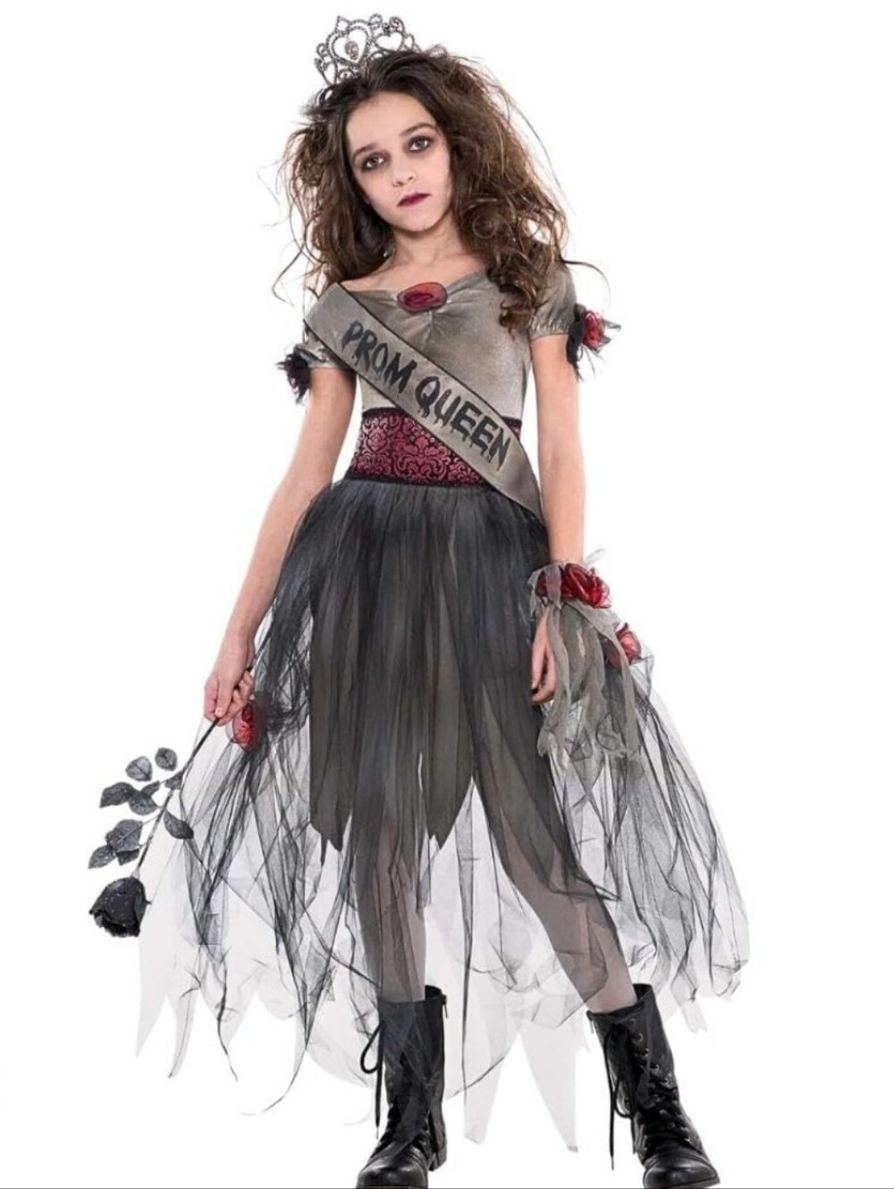 NWT Amscan Prom Corpse Zombie Queen Halloween Costume Girls small 4-6